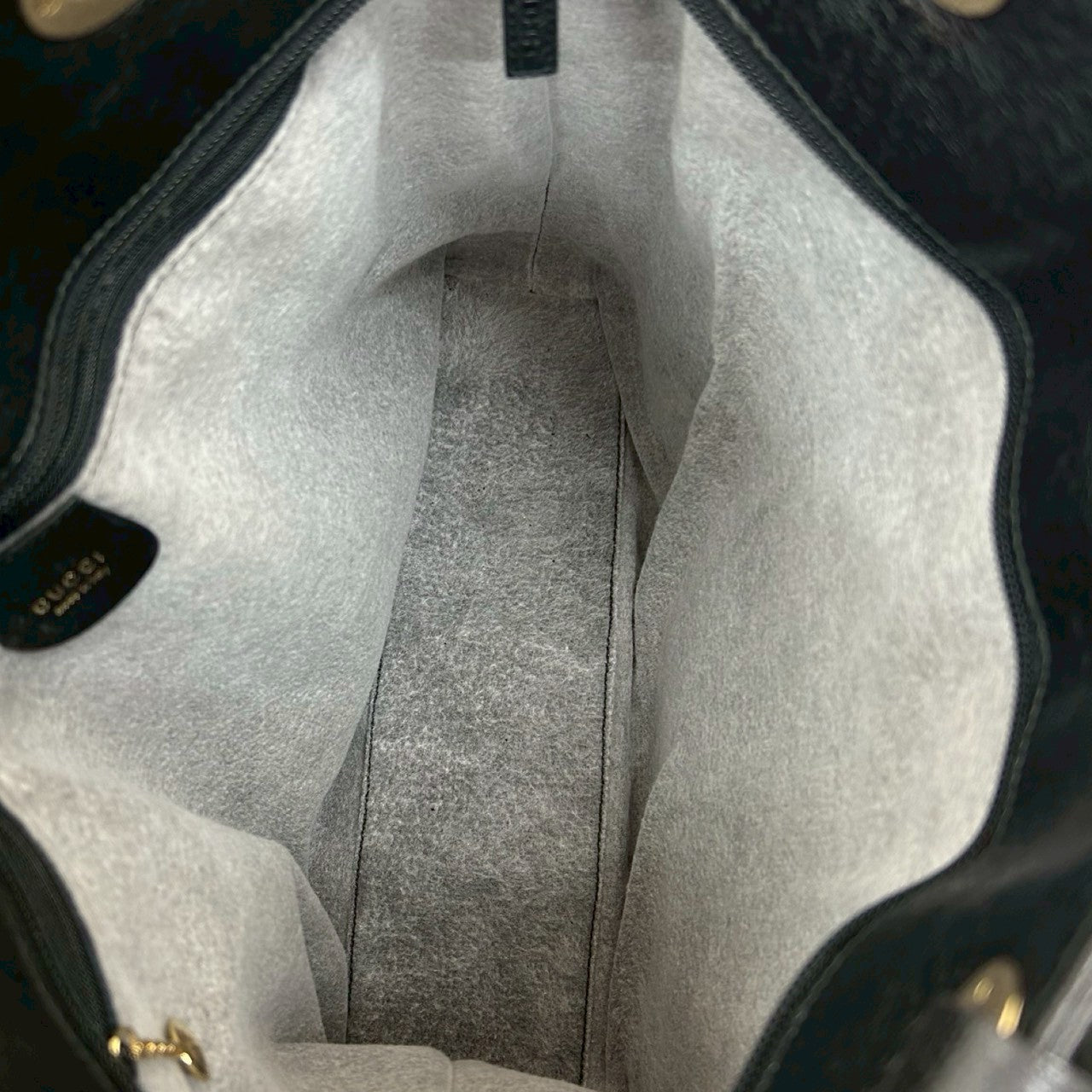 GUCCI Tote Bag leather black