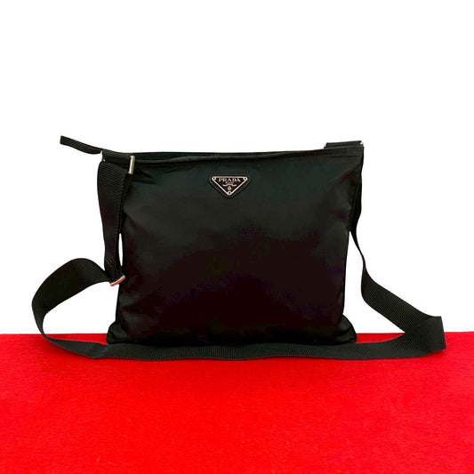 PRADA Shoulder Bag Nylon black