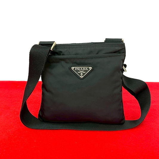 PRADA Shoulder Bag Nylon black
