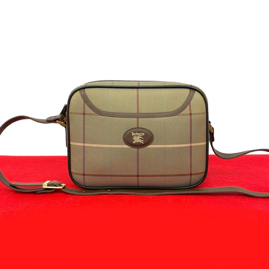 BURBERRY Shoulder Bag canvas Brown