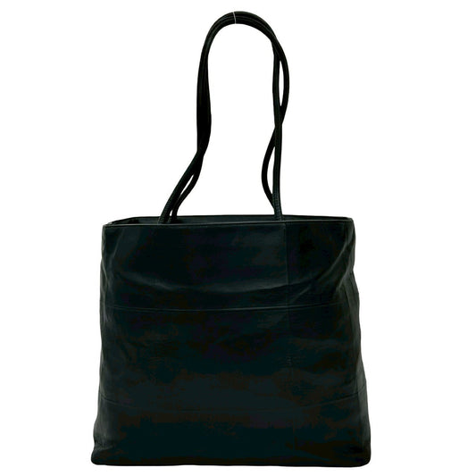 PRADA Tote Bag leather black