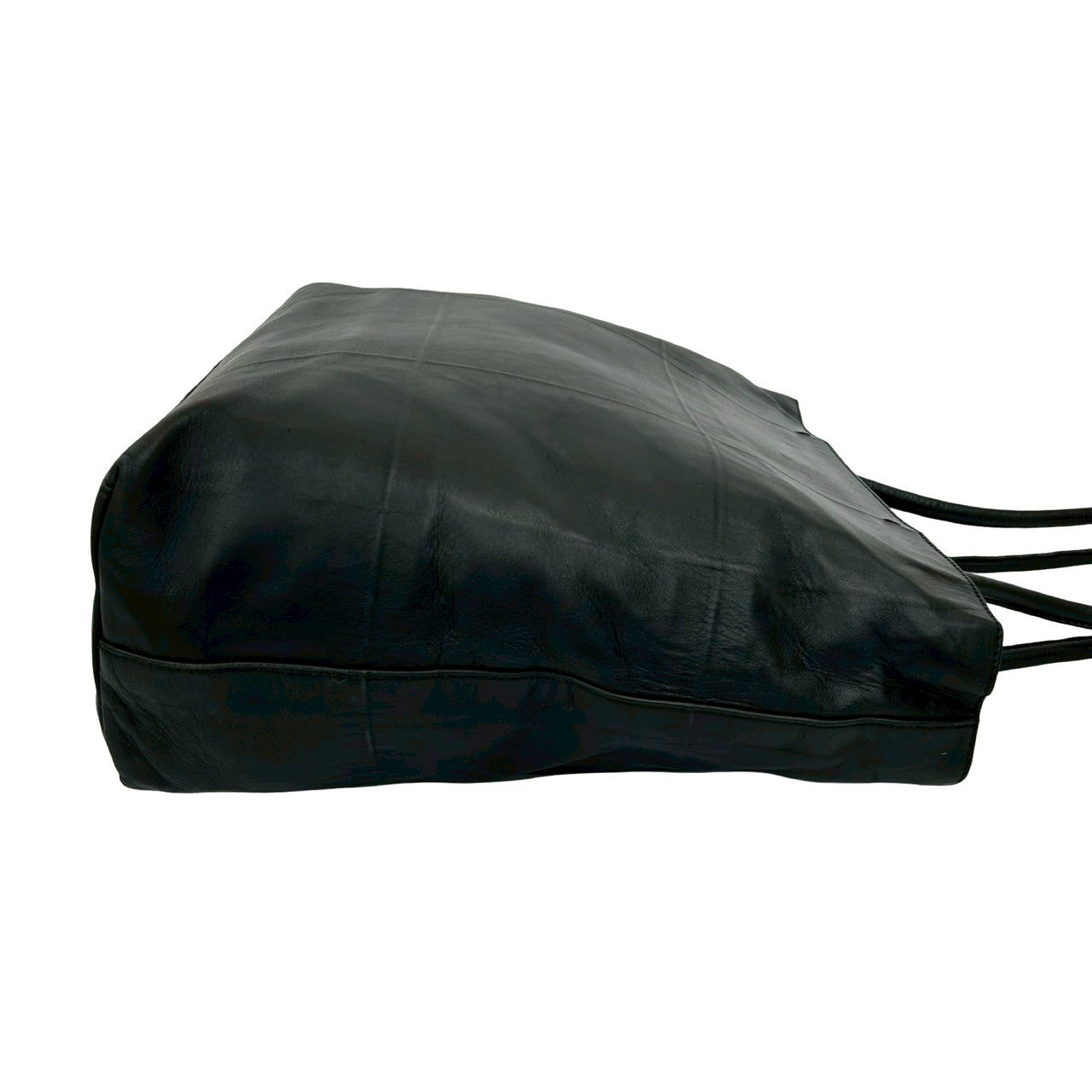PRADA Tote Bag leather black