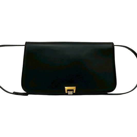 GUCCI Shoulder Bag Calfskin black