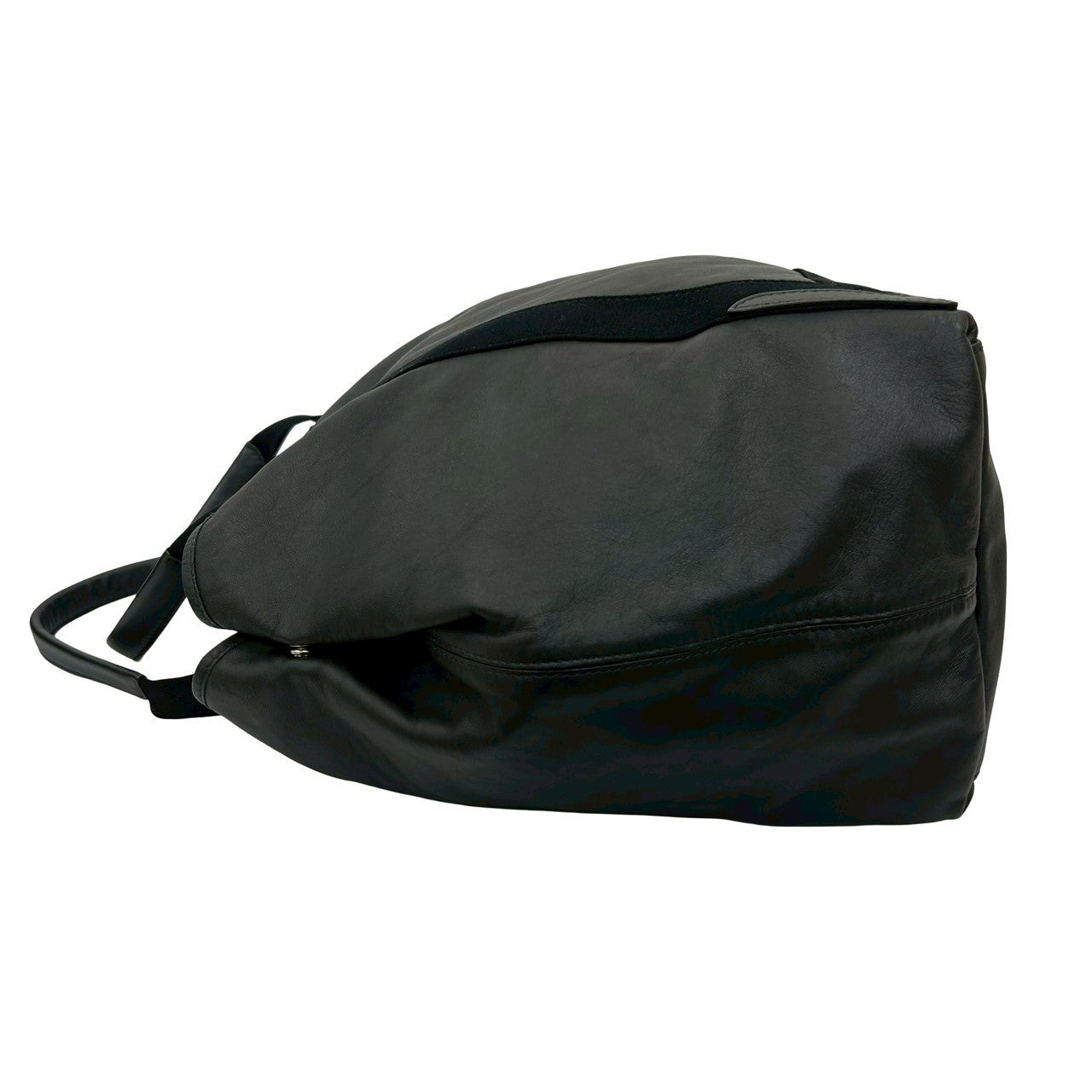 BALENCIAGA Handbag leather black Navy kabas