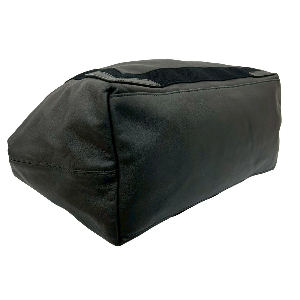 BALENCIAGA Handbag leather black Navy kabas