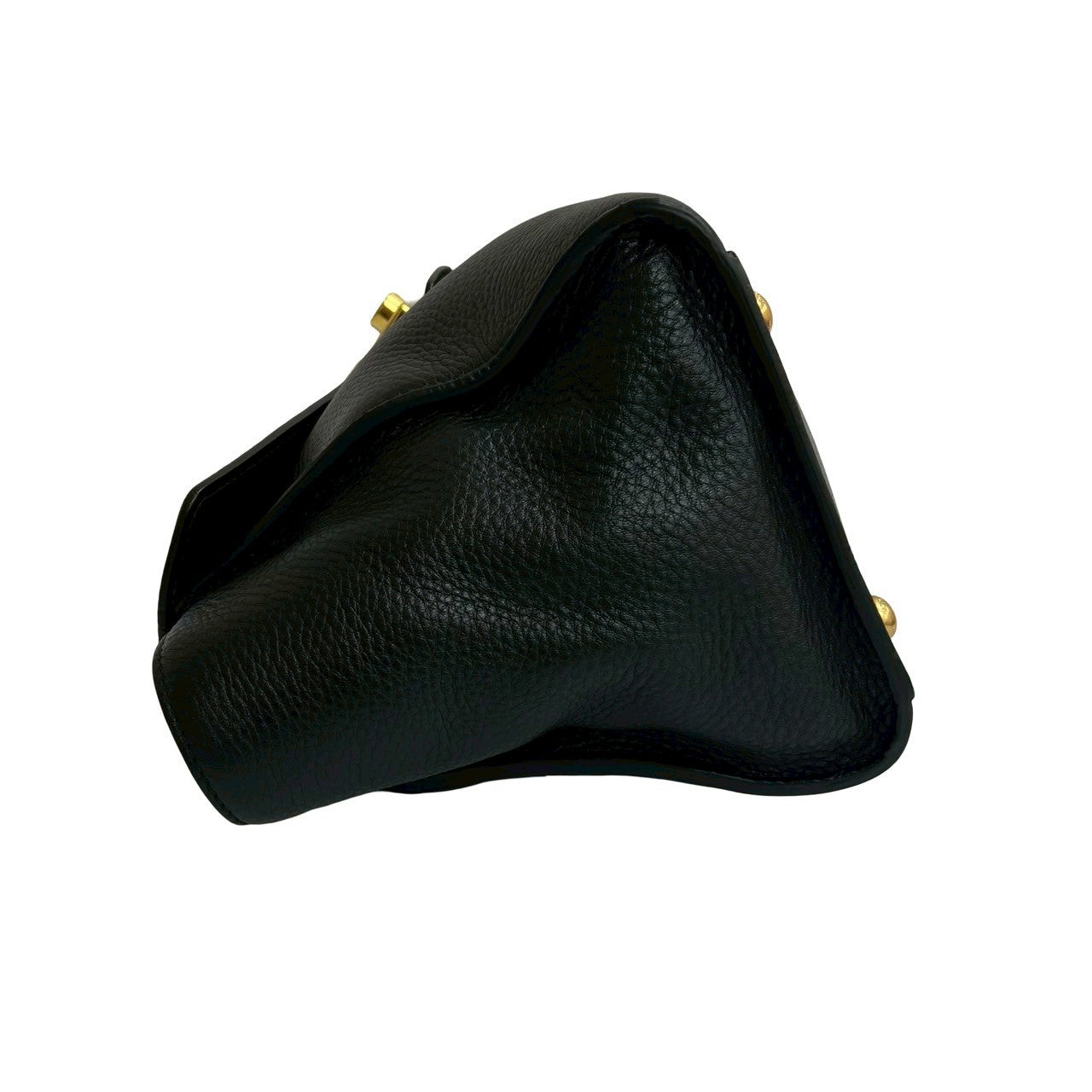 PRADA Shoulder Bag leather black