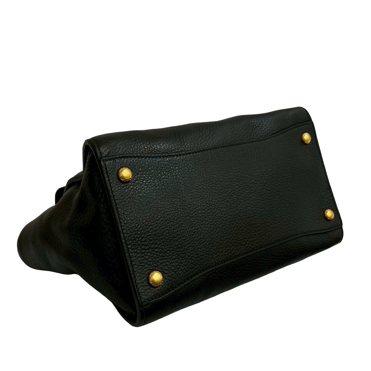 PRADA Shoulder Bag leather black