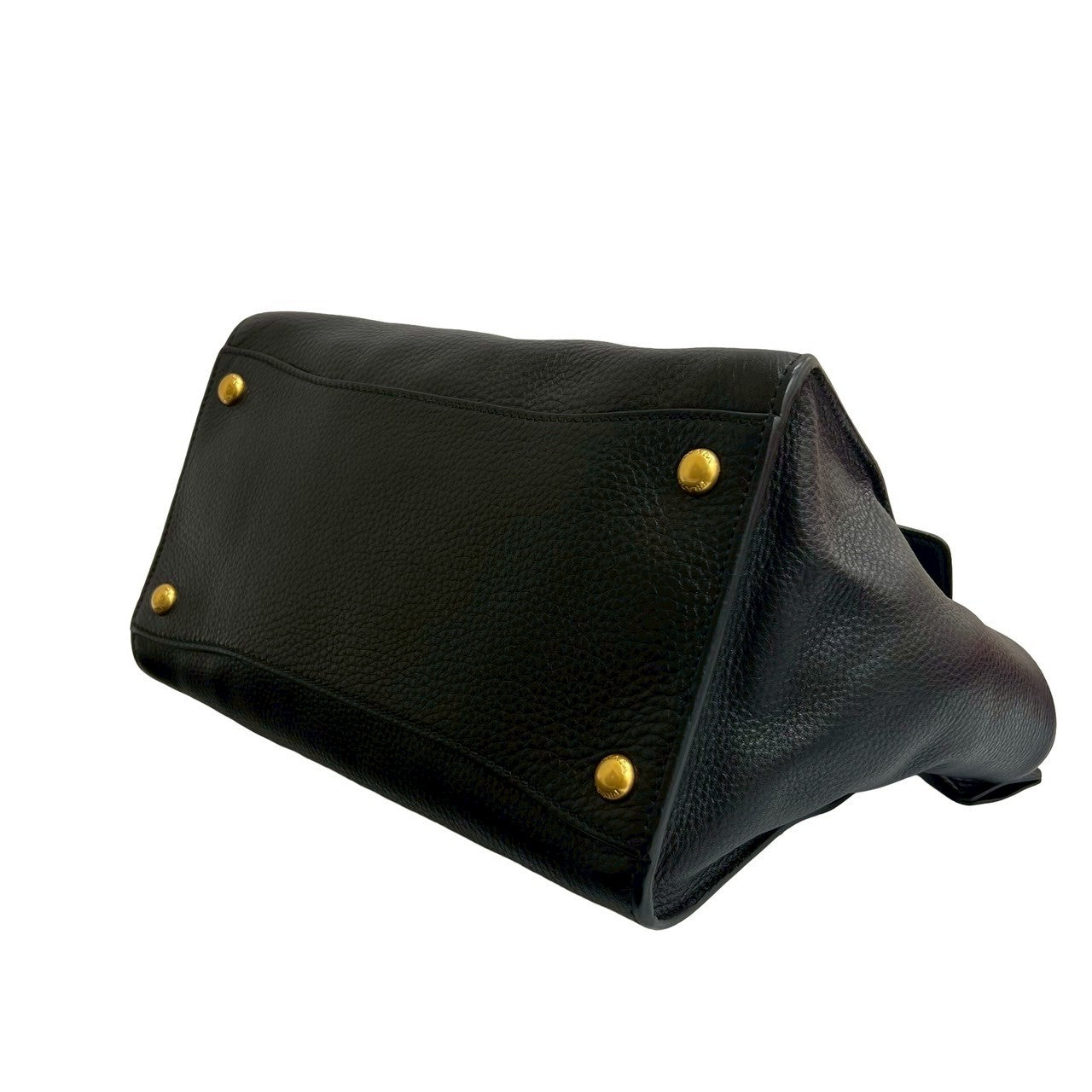 PRADA Shoulder Bag leather black