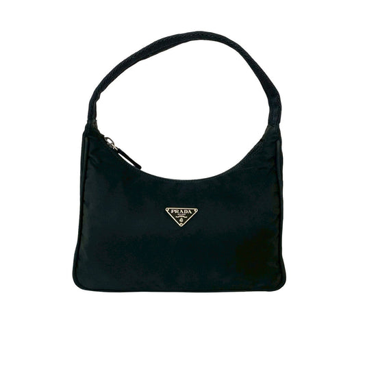 PRADA Handbag Nylon black
