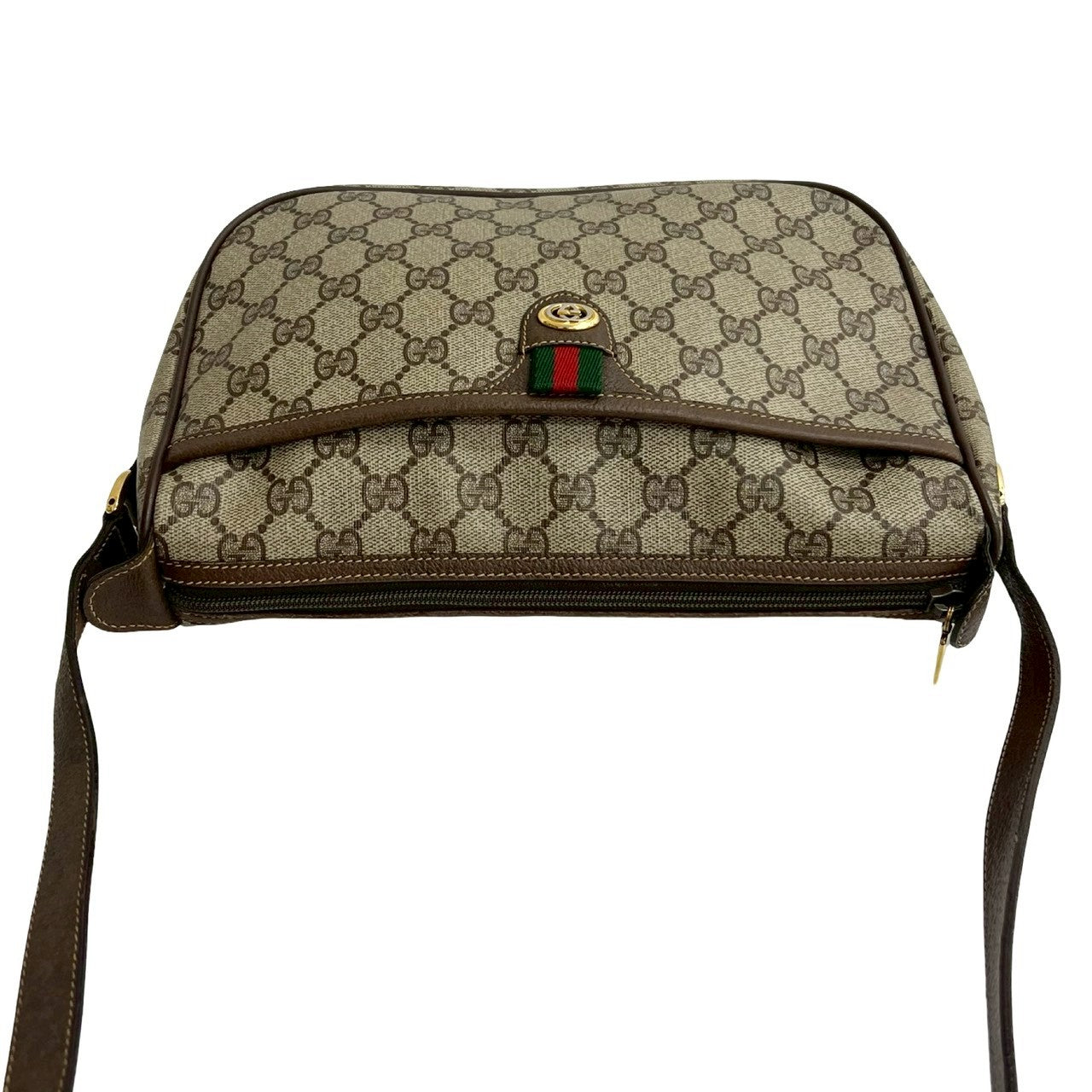 GUCCI Shoulder Bag leather Brown Sherry line