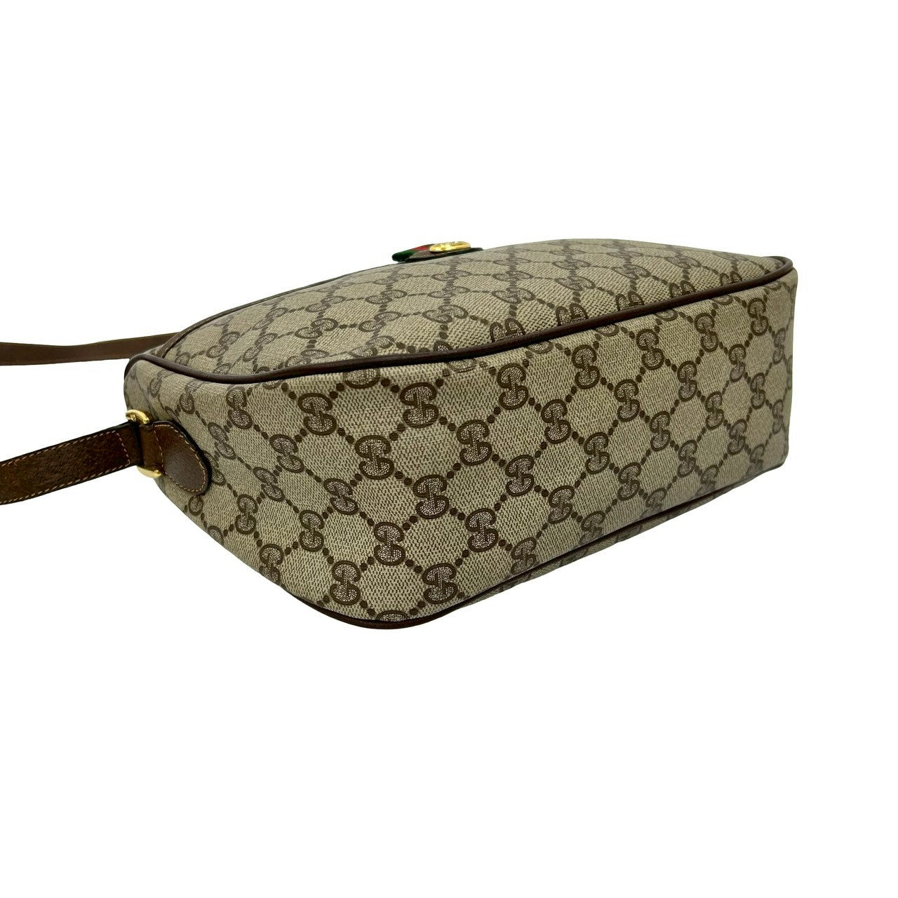 GUCCI Shoulder Bag leather Brown Sherry line