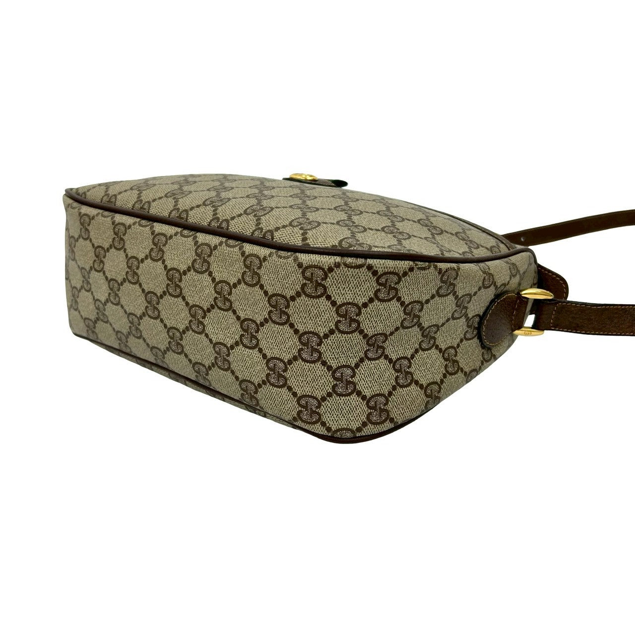 GUCCI Shoulder Bag leather Brown Sherry line