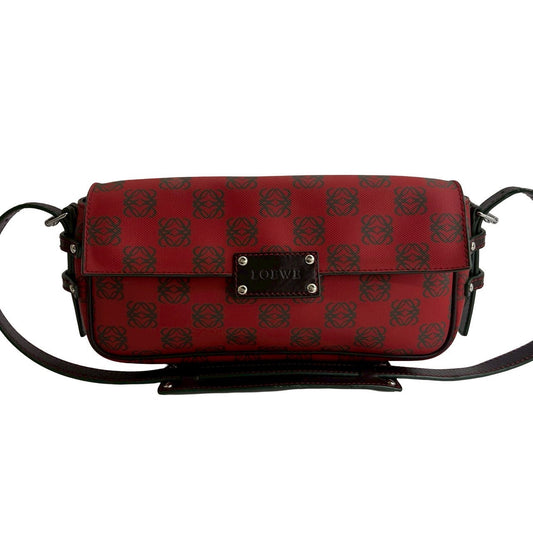LOEWE Shoulder Bag leather Red