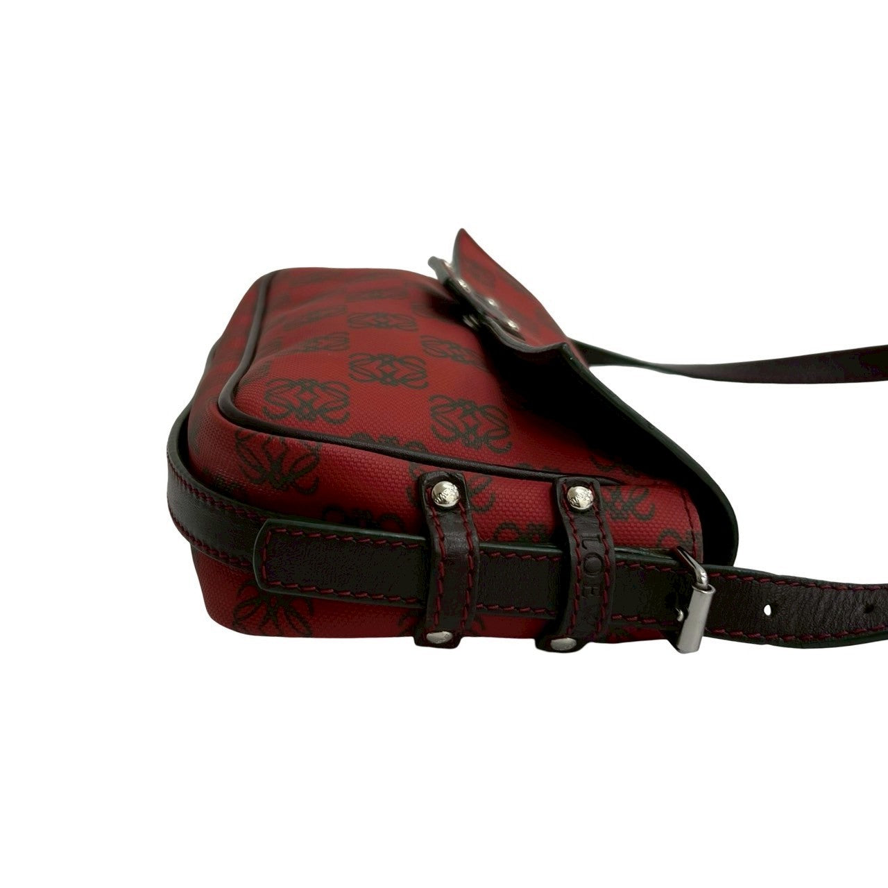 LOEWE Shoulder Bag leather Red