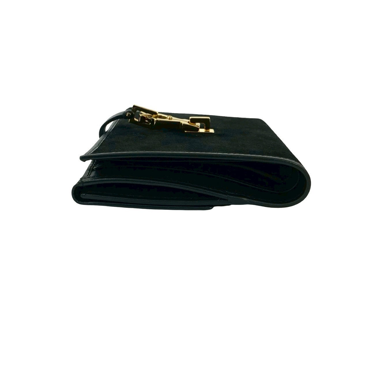 GUCCI Bifold Wallet Suede black