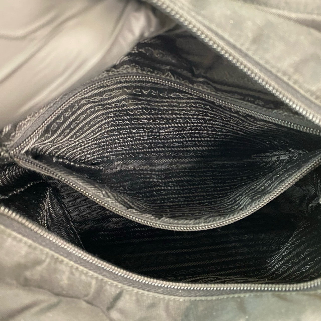 PRADA Tote Bag Nylon black