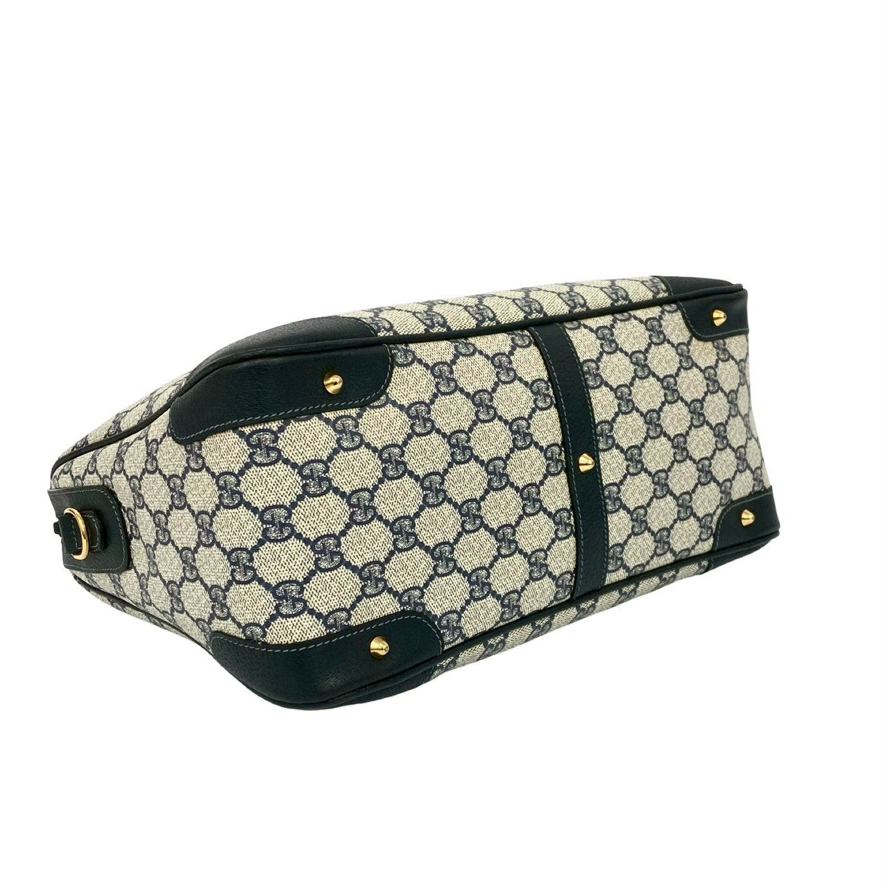 GUCCI Handbag leather Navy