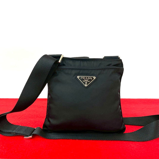 PRADA Shoulder Bag Nylon black