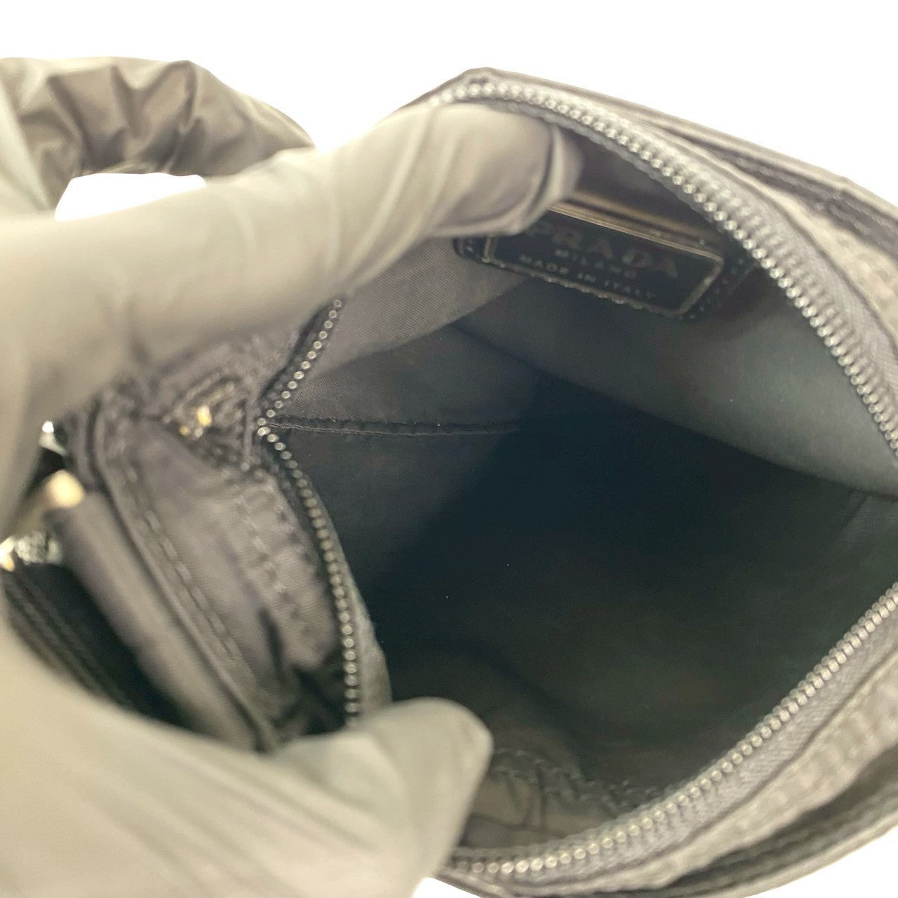 PRADA Shoulder Bag Nylon black