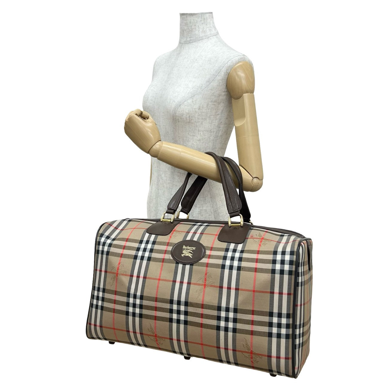 BURBERRY Boston Duffel bag canvas Brown