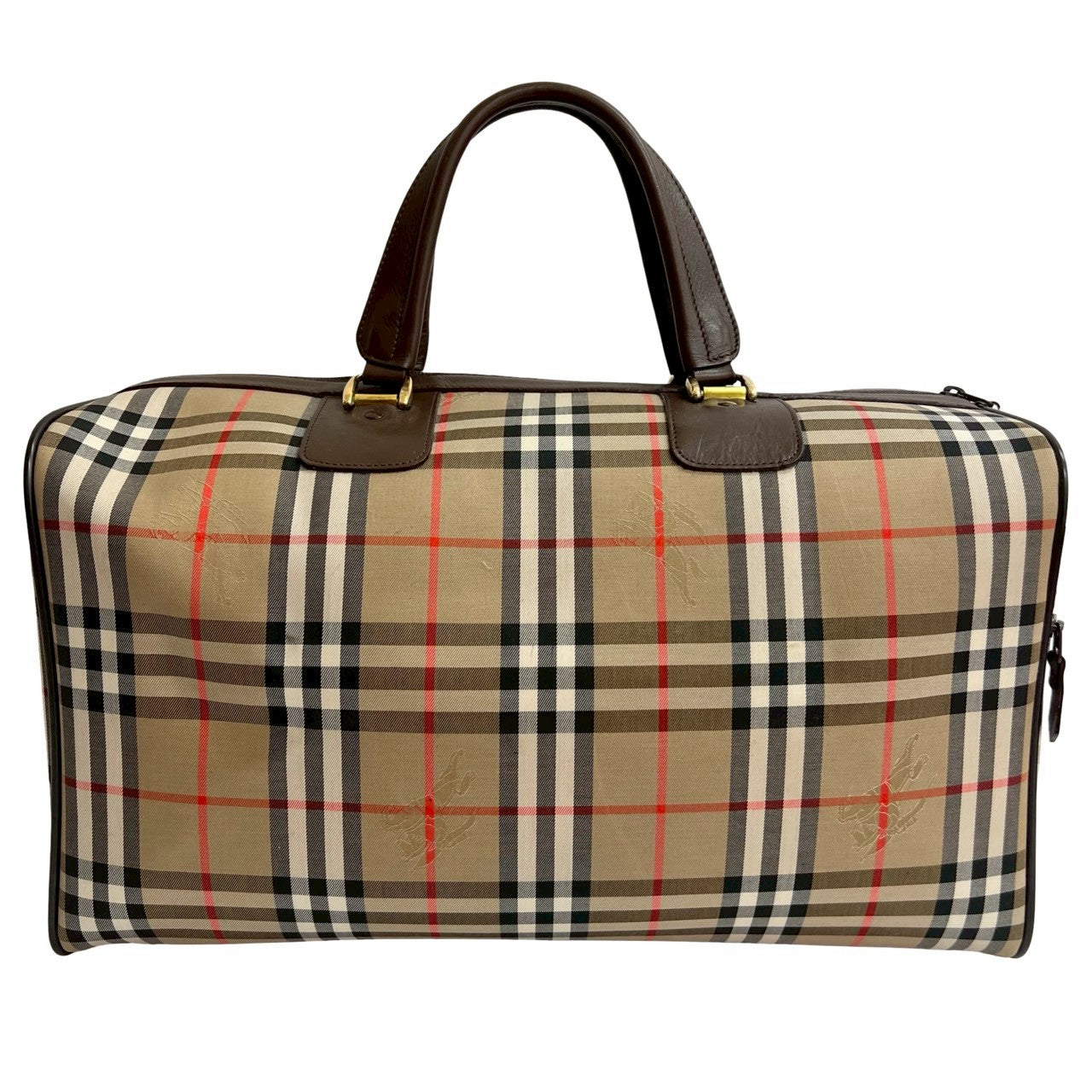 BURBERRY Boston Duffel bag canvas Brown
