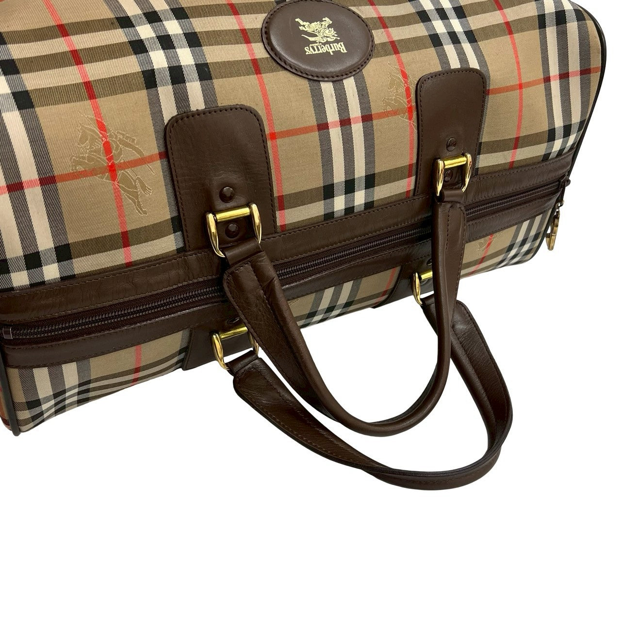 BURBERRY Boston Duffel bag canvas Brown