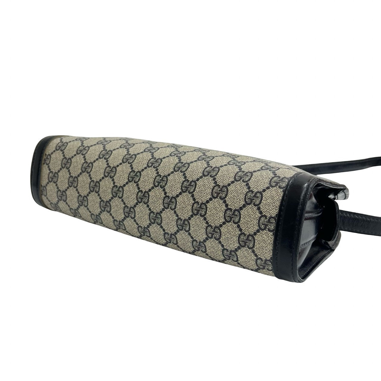 GUCCI Shoulder Bag leather Navy