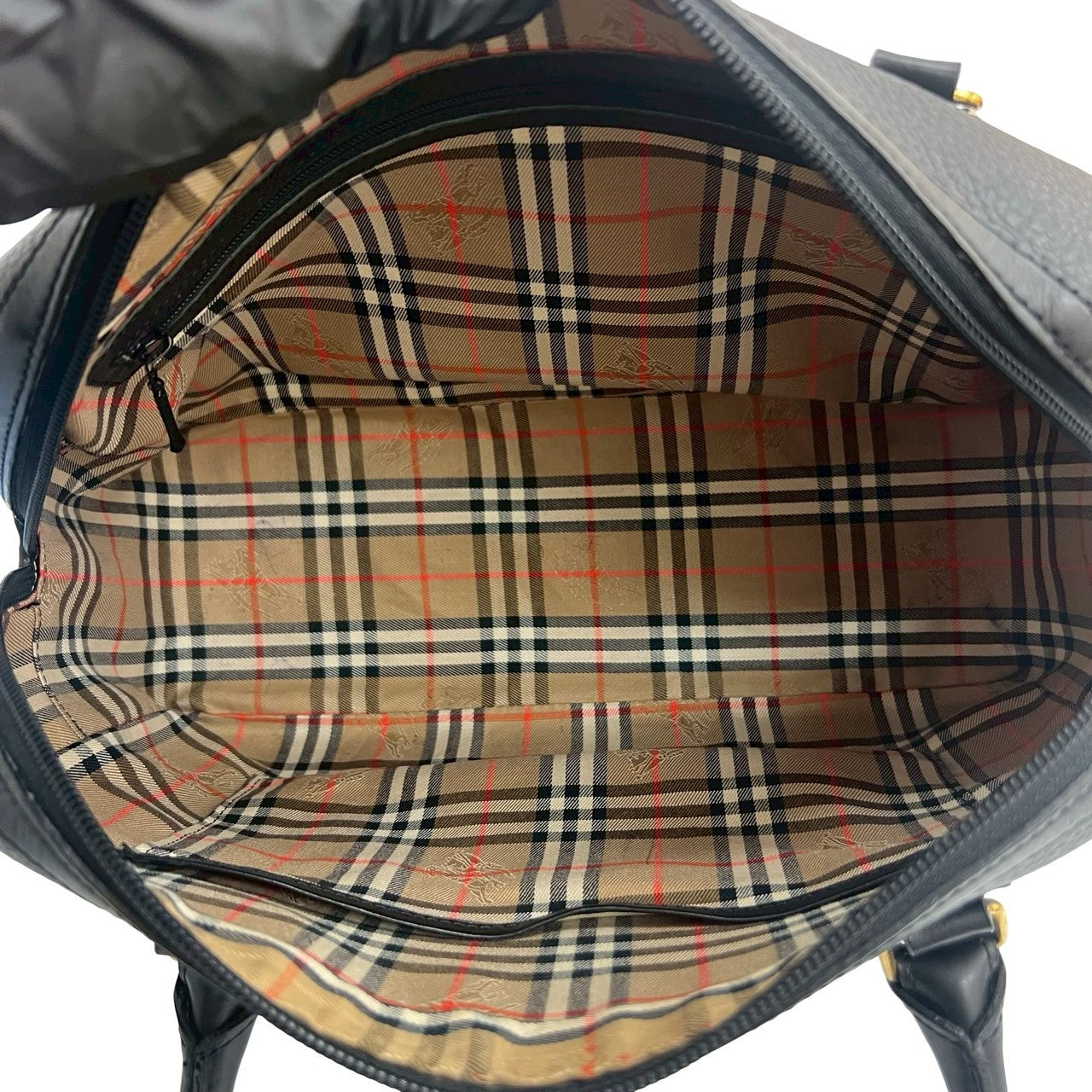 BURBERRY Handbag leather black