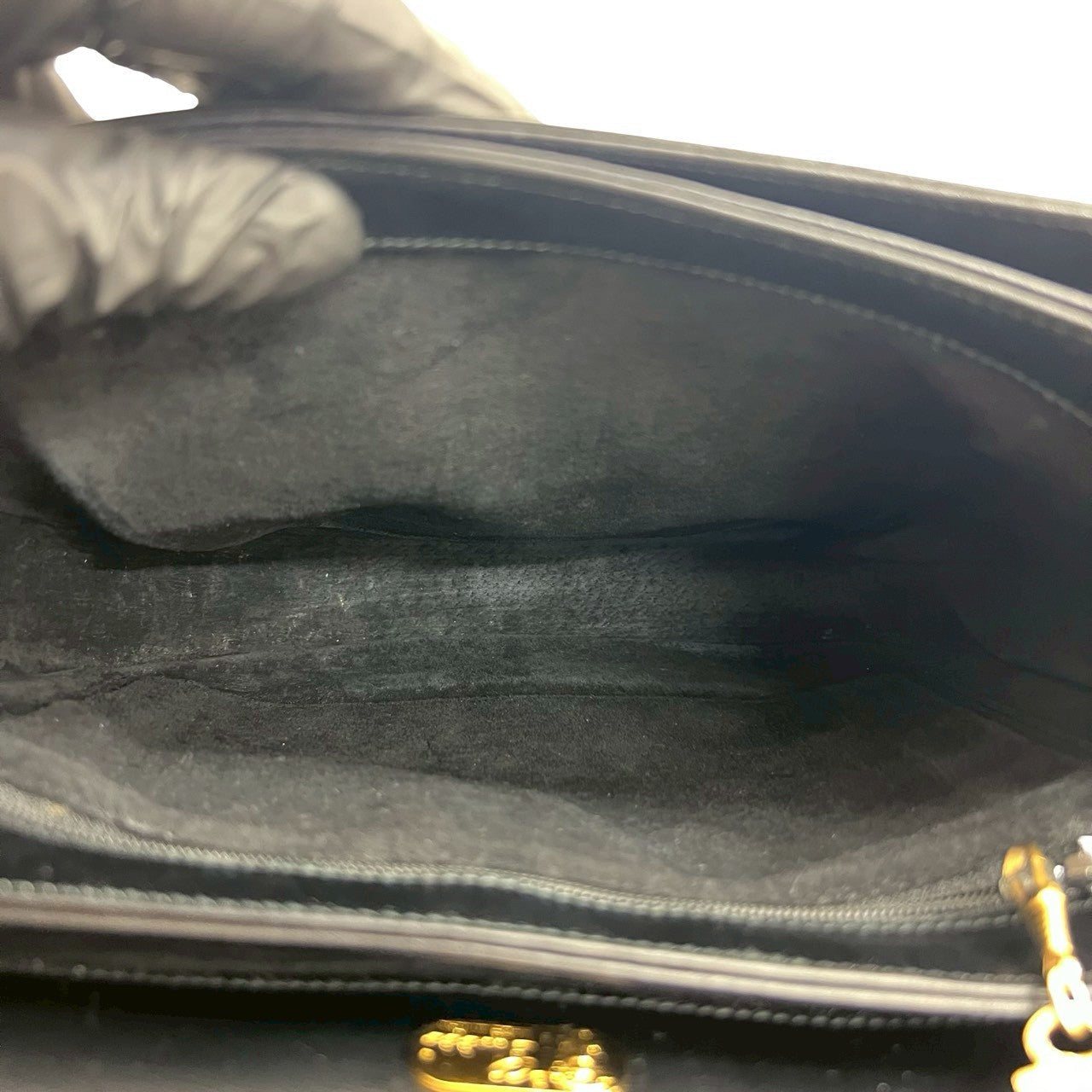 GUCCI Shoulder Bag leather black