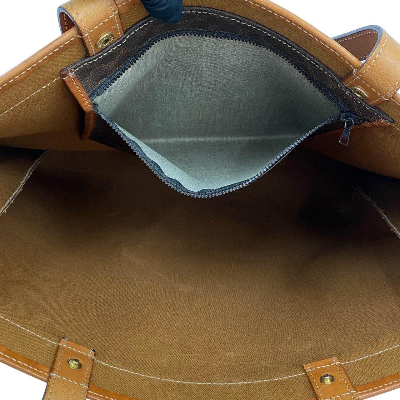 CELINE Tote Bag leather Brown