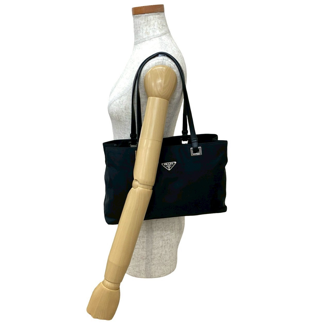 PRADA Tote Bag Nylon black