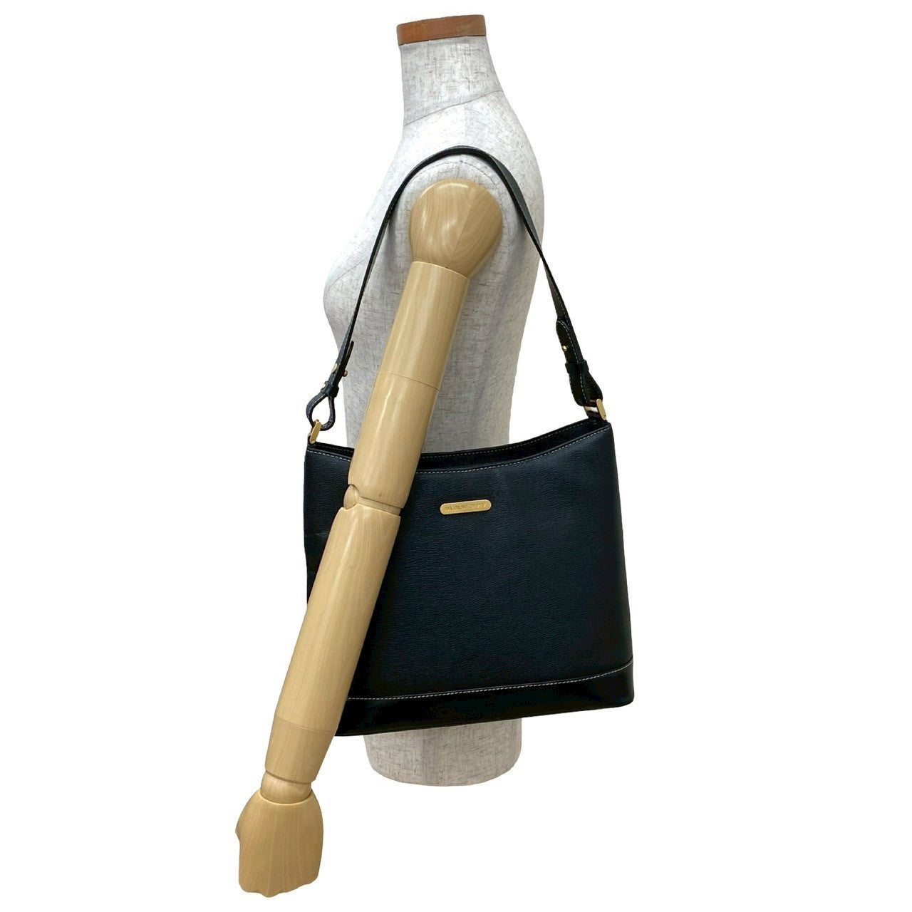 BURBERRY Shoulder Bag leather black