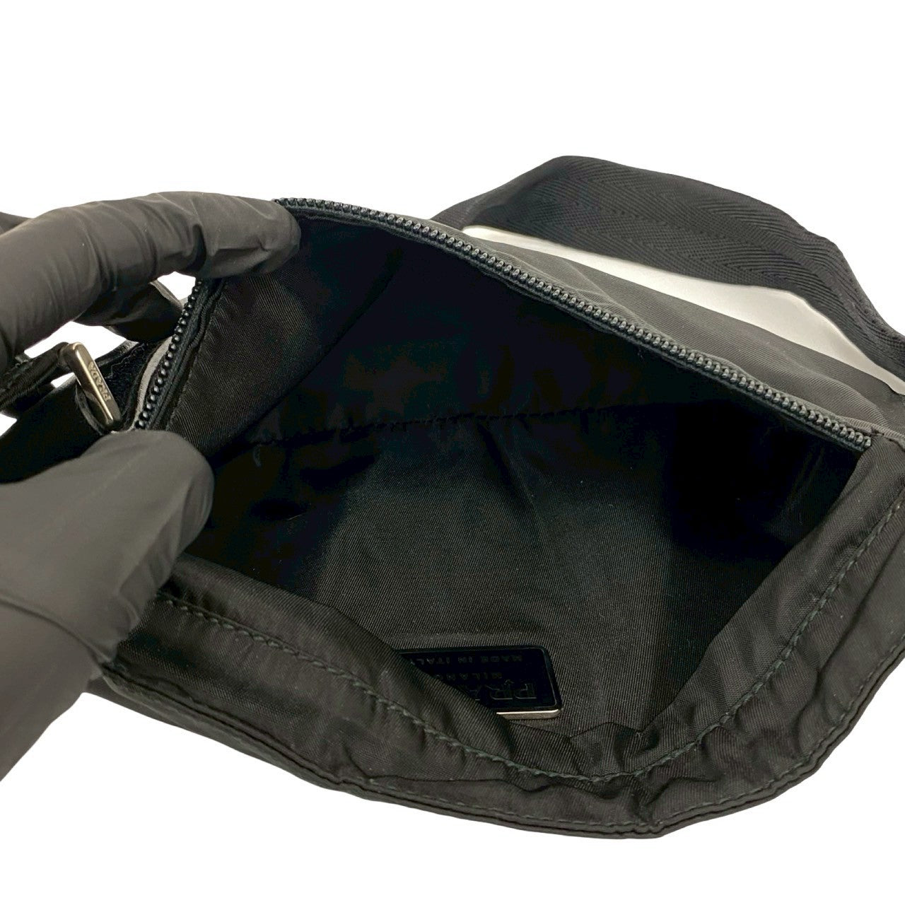 PRADA Sling bag Nylon black