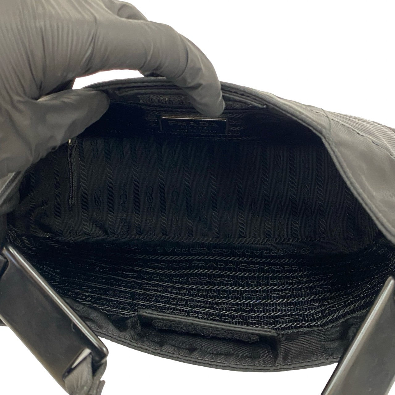 PRADA Shoulder Bag Nylon black