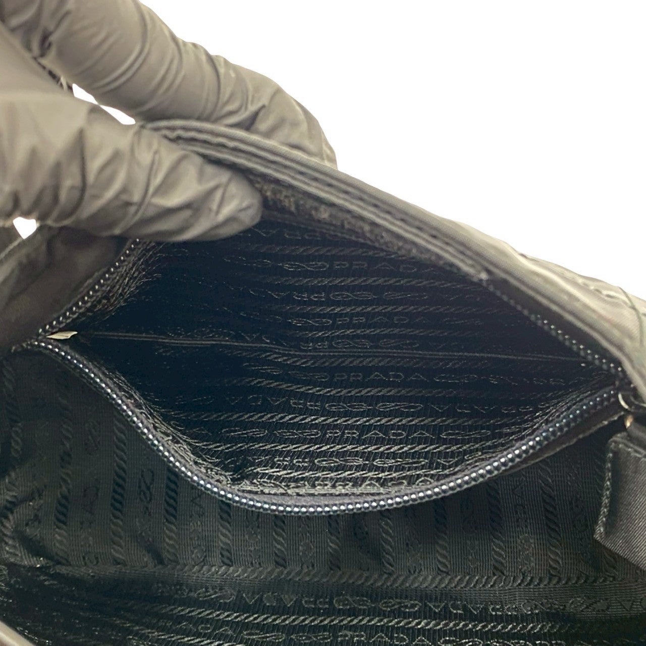 PRADA Shoulder Bag Nylon black