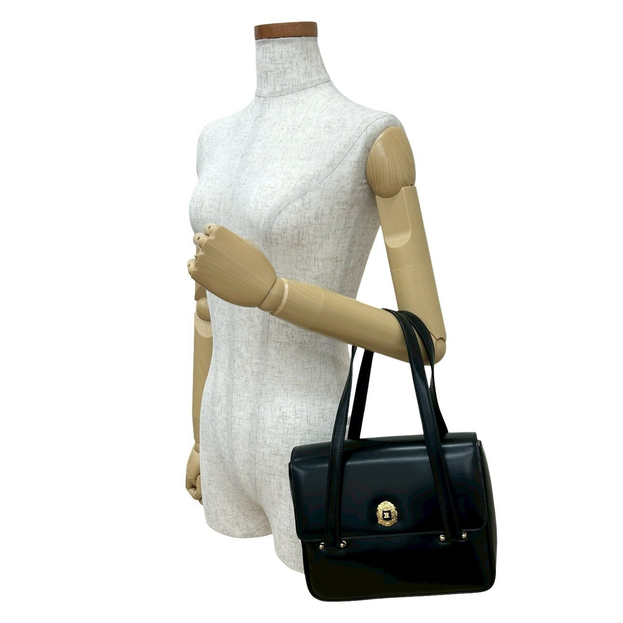 CELINE Handbag leather black