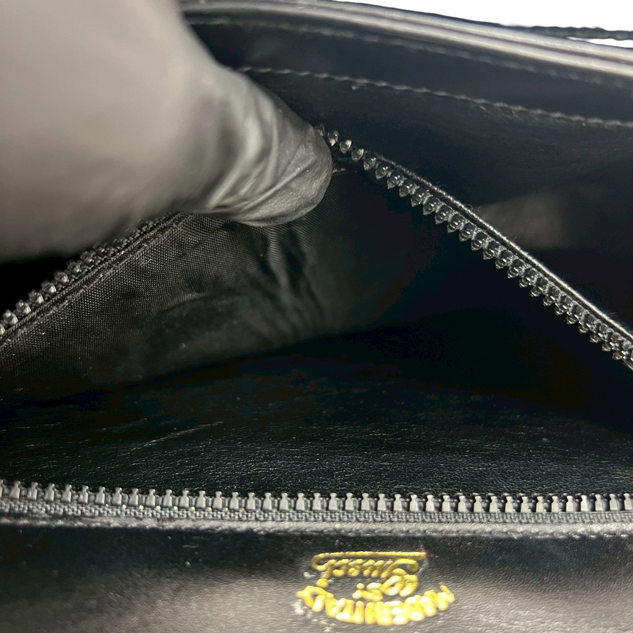 GUCCI Shoulder Bag leather black