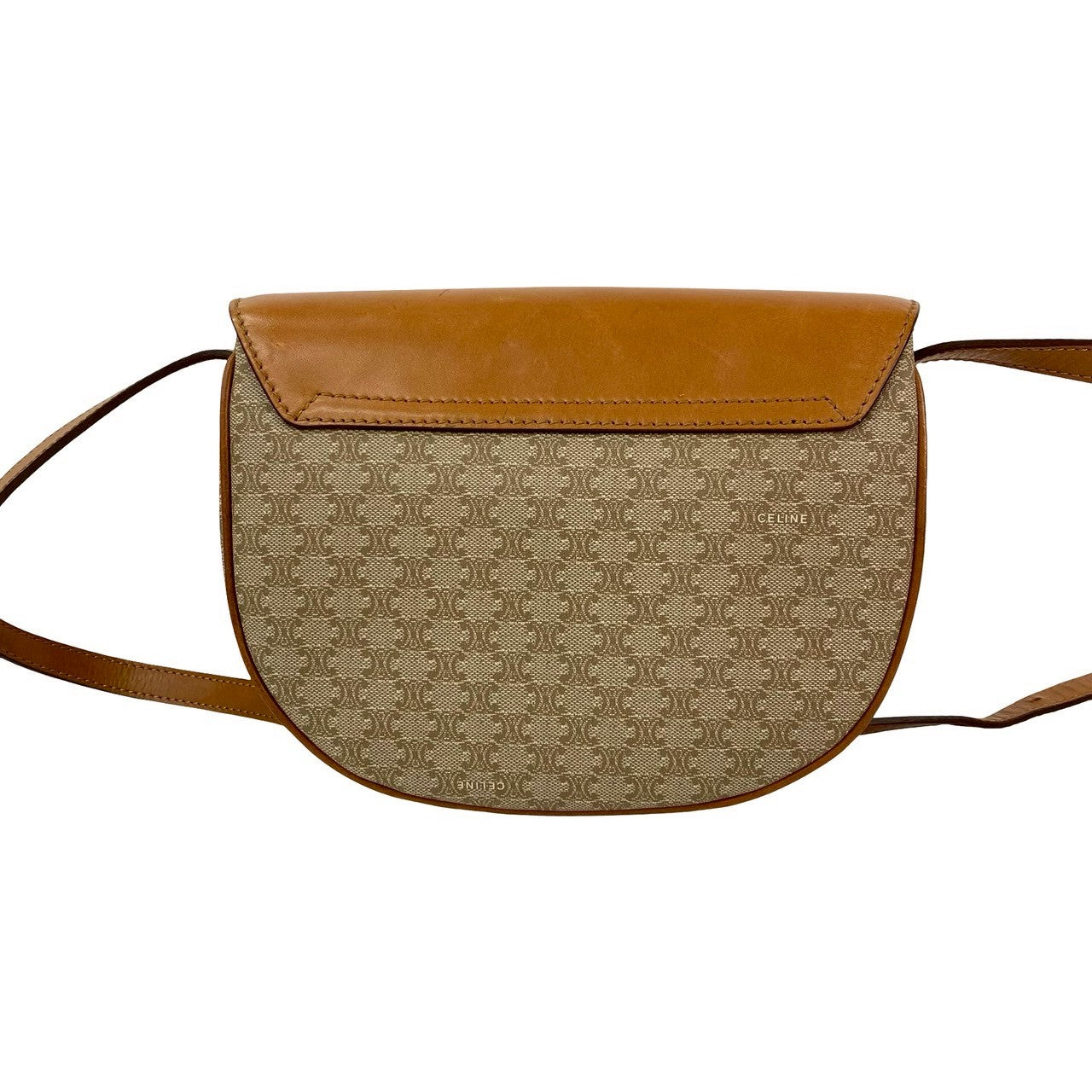 CELINE Shoulder Bag leather Brown