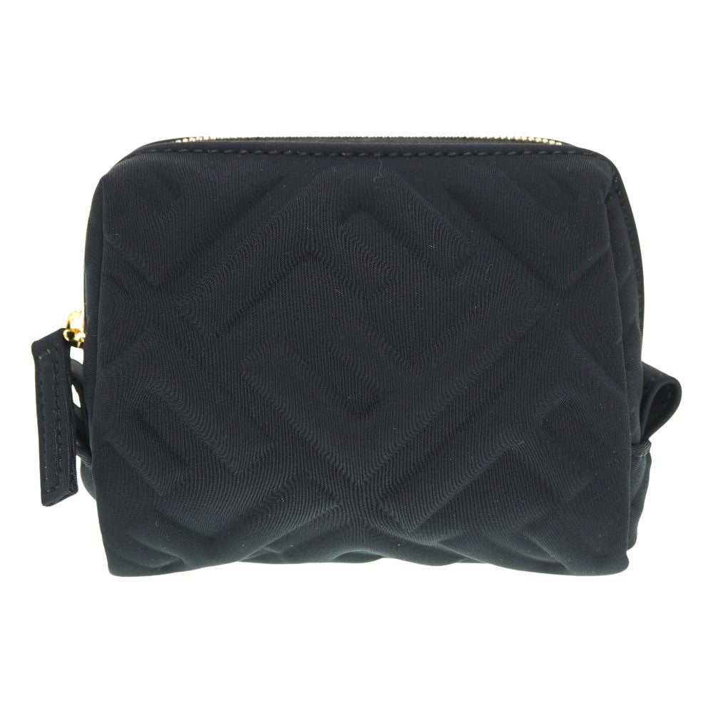 FENDI Pouch 8N0179 Nylon black makeup pouch Women Used Authentic