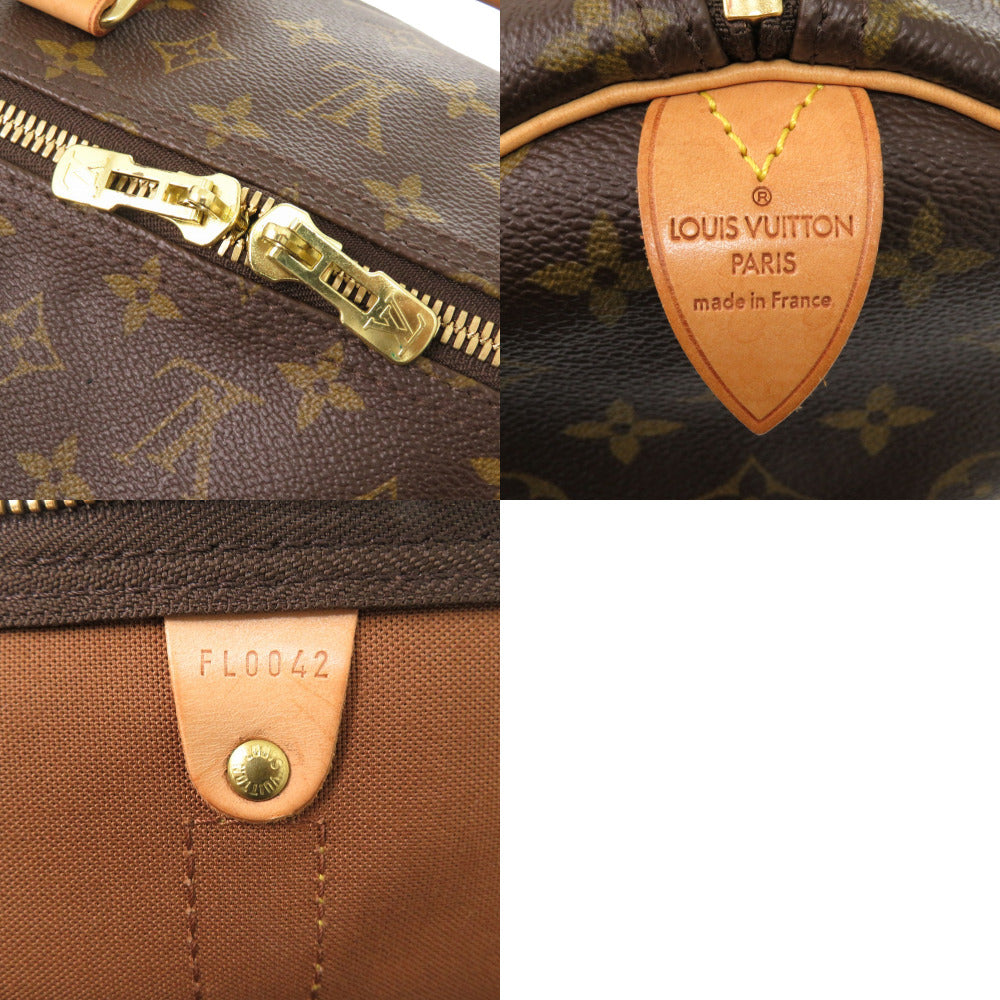 LOUIS VUITTON Boston Duffel bag M41422 Monogram canvas Brown Monogram Keepall 60 mens Used Authentic