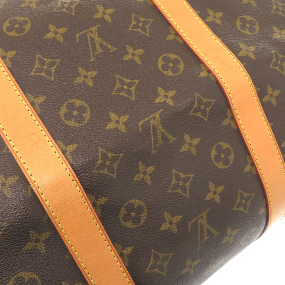 LOUIS VUITTON Boston Duffel bag M41422 Monogram canvas Brown Monogram Keepall 60 mens Used Authentic