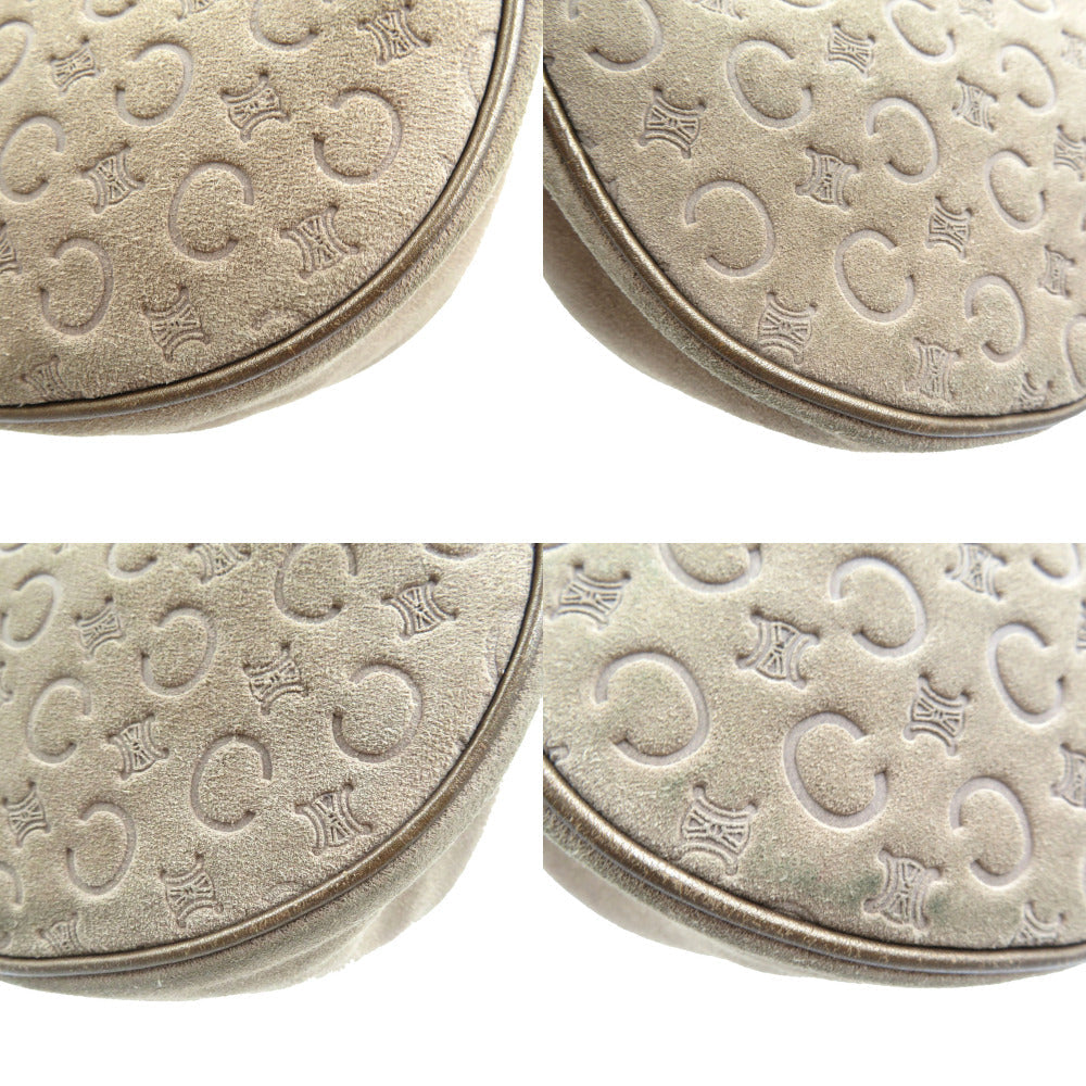 CELINE Handbag Suede mocha Women Used Authentic