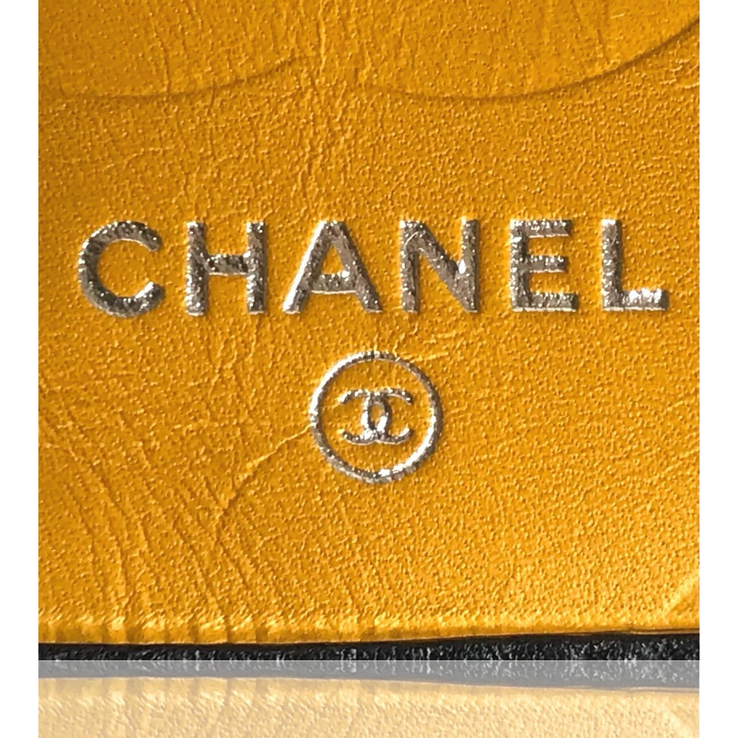 CHANEL CAMBON LAMBSKIN BIFOLD LONG WALLET