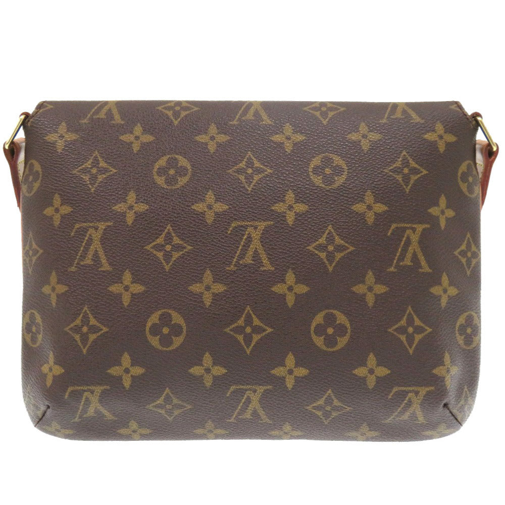 LOUIS VUITTON Shoulder Bag M51257 Monogram canvas Brown Monogram Musette Tango Short Strap Women Used Authentic
