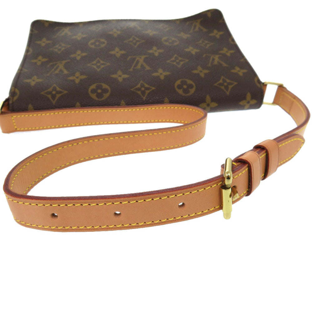 LOUIS VUITTON Shoulder Bag M51257 Monogram canvas Brown Monogram Musette Tango Short Strap Women Used Authentic