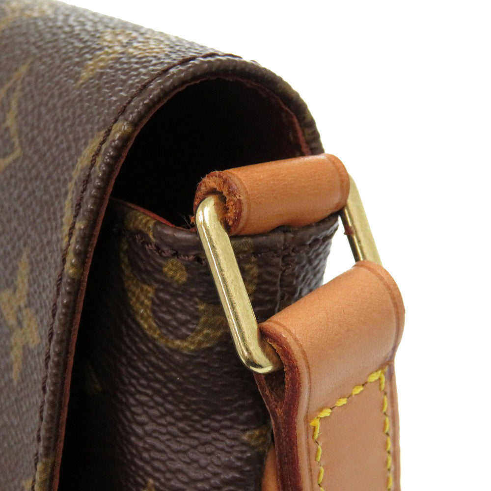 LOUIS VUITTON Shoulder Bag M51257 Monogram canvas Brown Monogram Musette Tango Short Strap Women Used Authentic