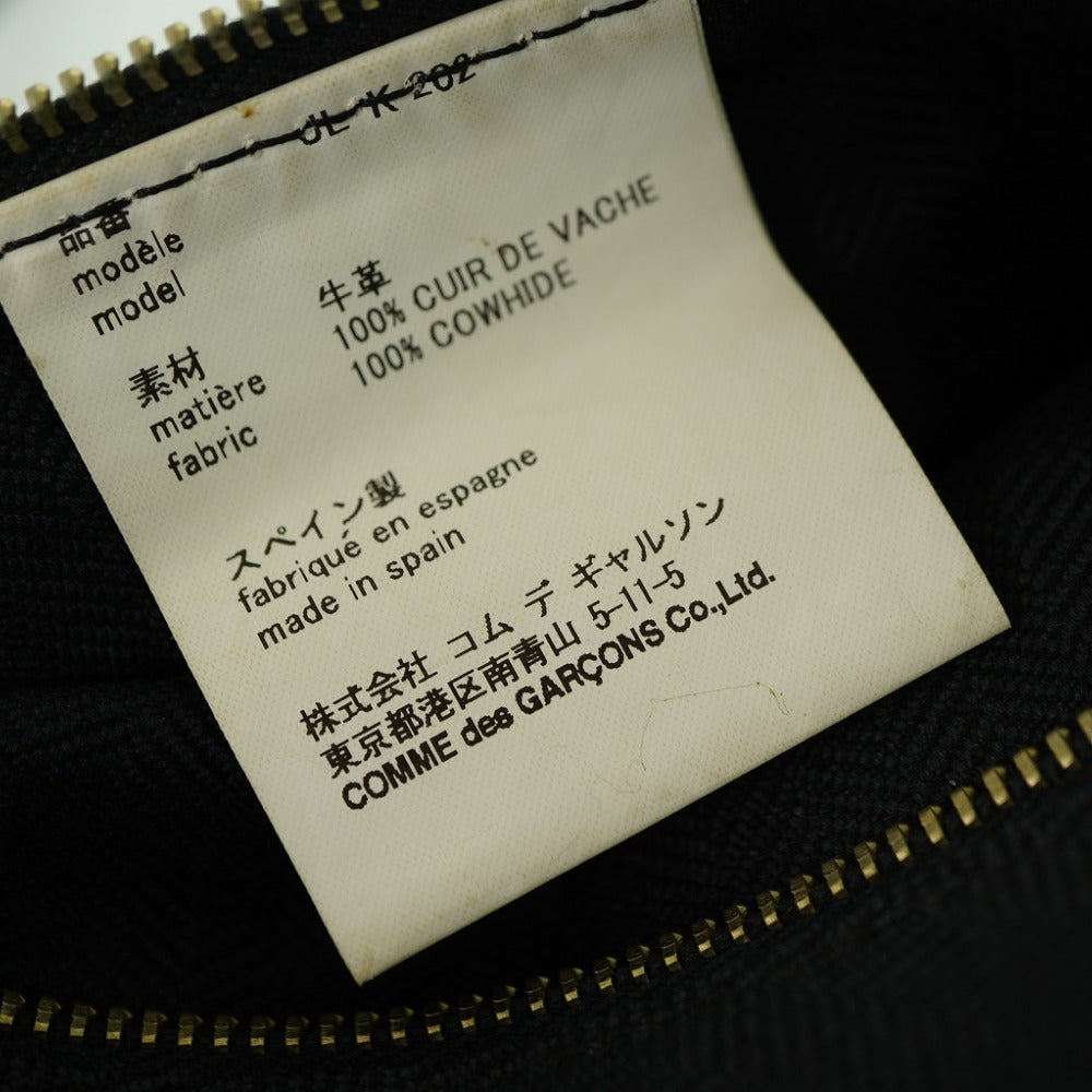 LOEWE Tote Bag leather black Comme des Garcons Junya Watanabe Women Used Authentic