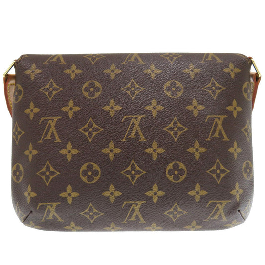 LOUIS VUITTON Shoulder Bag M51257 Monogram canvas Brown Monogram Musette Tango Short Strap Women Used Authentic