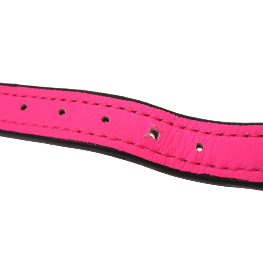 LOEWE Coin case leather pink Ankle Pouch Women Used Authentic