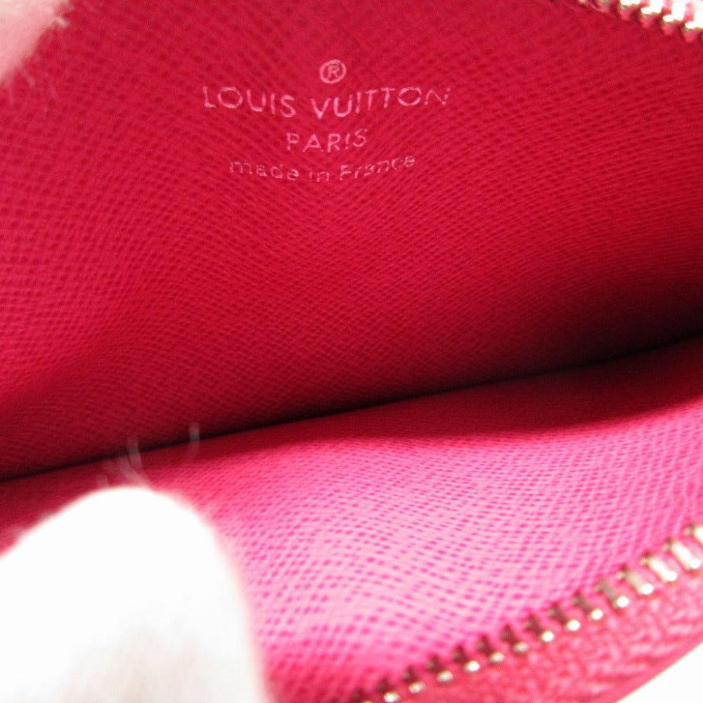 LOUIS VUITTON Coin case M60788 Epi Leather pink Epi Pochette Cle Tribal Mask unisex(Unisex) Used Authentic